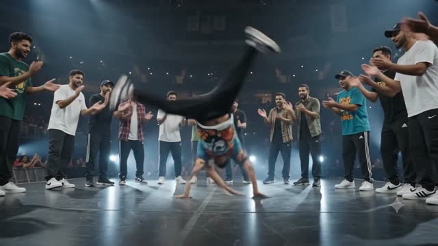 Freeze in the cypher — Desi Lifestyle concert clip 37