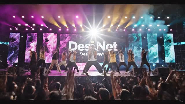 Backlit and blinding — Desi Lifestyle concert clip 43