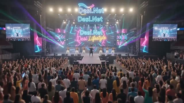 Screens all the way back — Desi Lifestyle concert clip 50