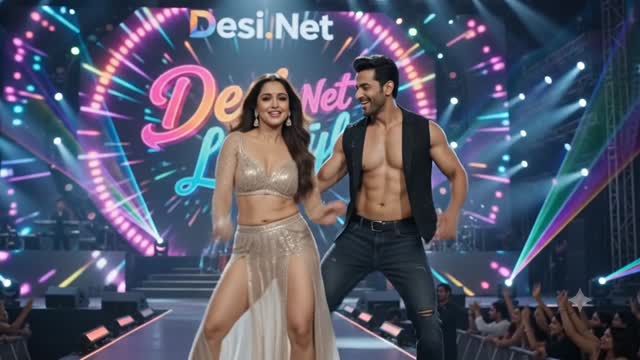 Fireworks and footwork — Desi Lifestyle concert clip 7