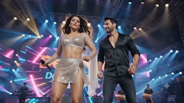 Sequins under white light — Desi Lifestyle concert clip 9